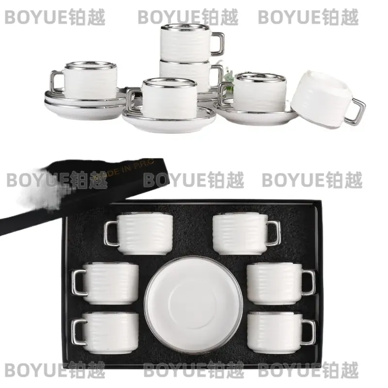 Luxury Gift Set - Luxury Ceramic Coffee Cup and Saucer