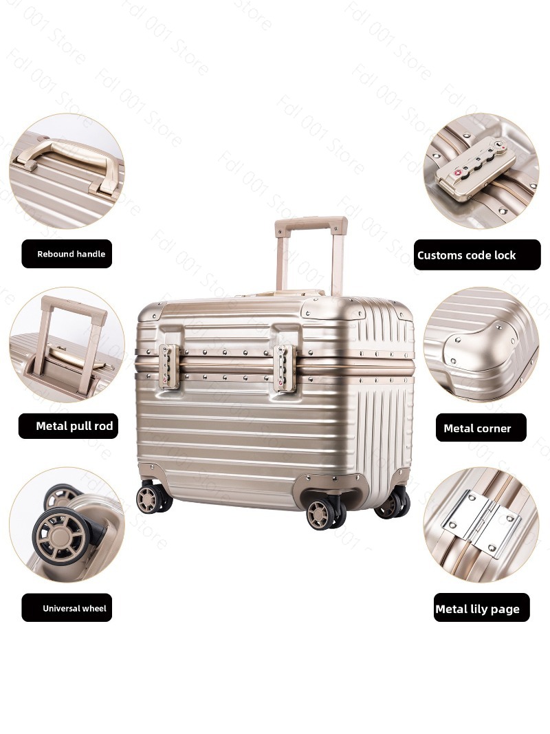 Upper flip cover aluminum fram - Travel Luggage Set ulasan dan harga