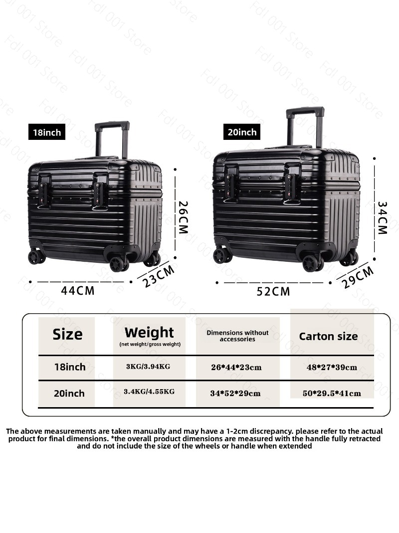 Upper flip cover aluminum fram - Travel Luggage Set ulasan dan harga
