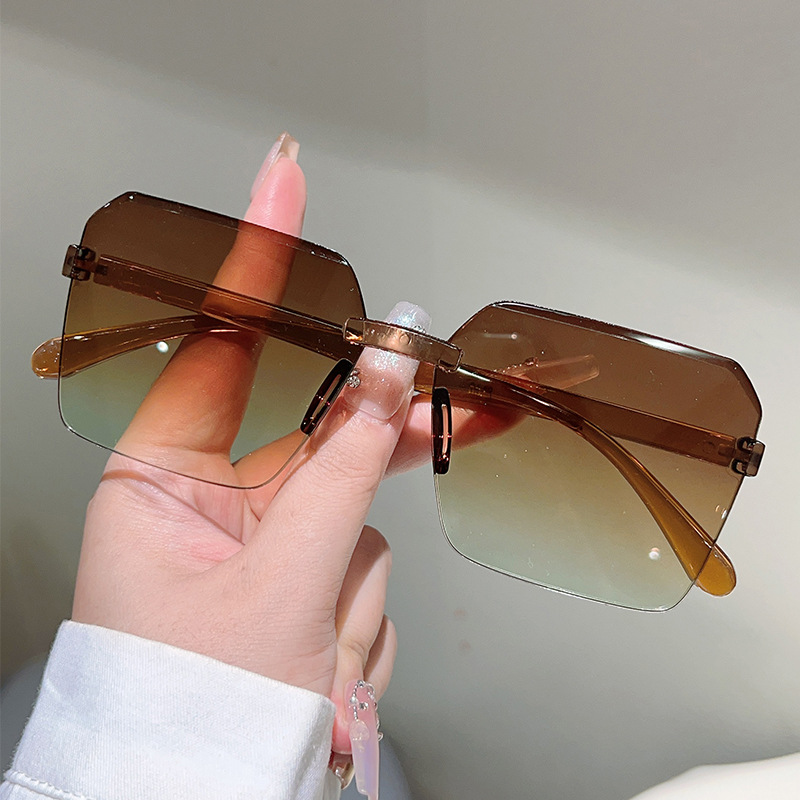 New Vintage Frameworkless Sung - Sunglasses Uv400 ulasan dan harga