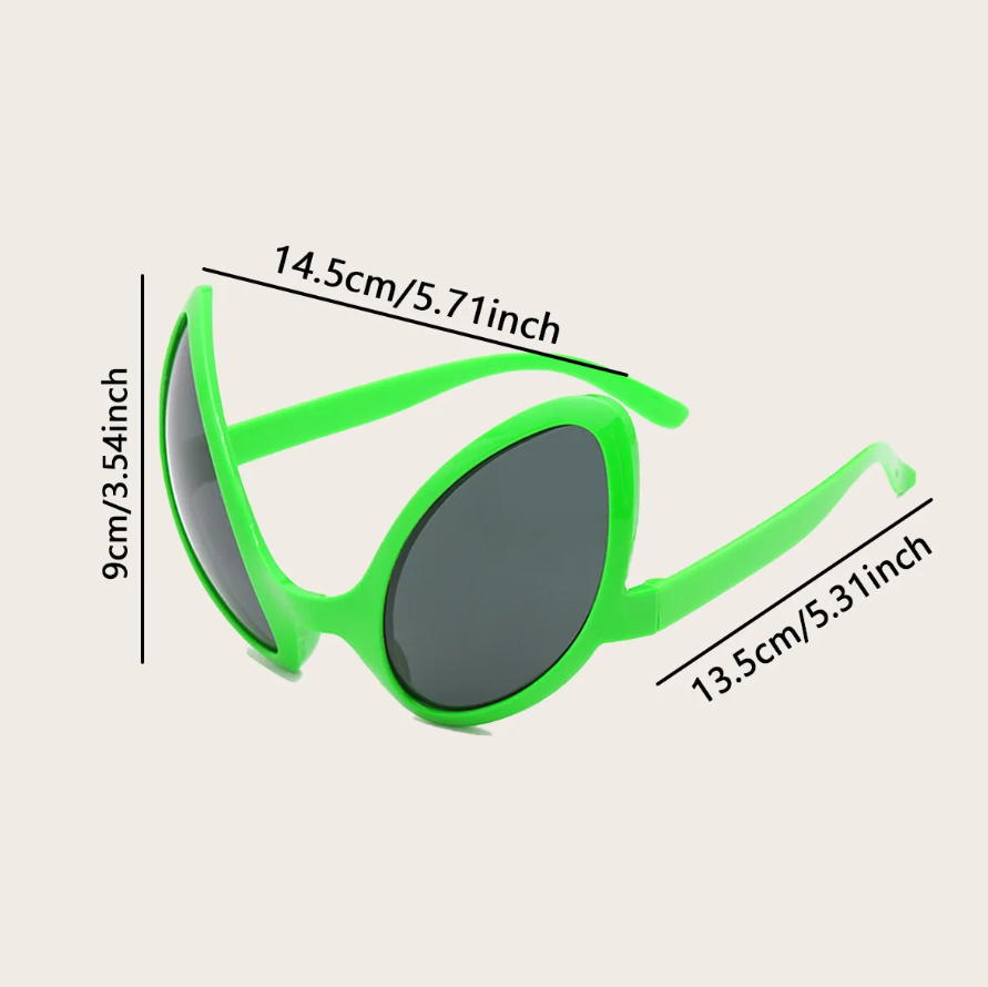 Green Alien Martian Quirky Sun - Sunglasses Uv400 ulasan dan harga