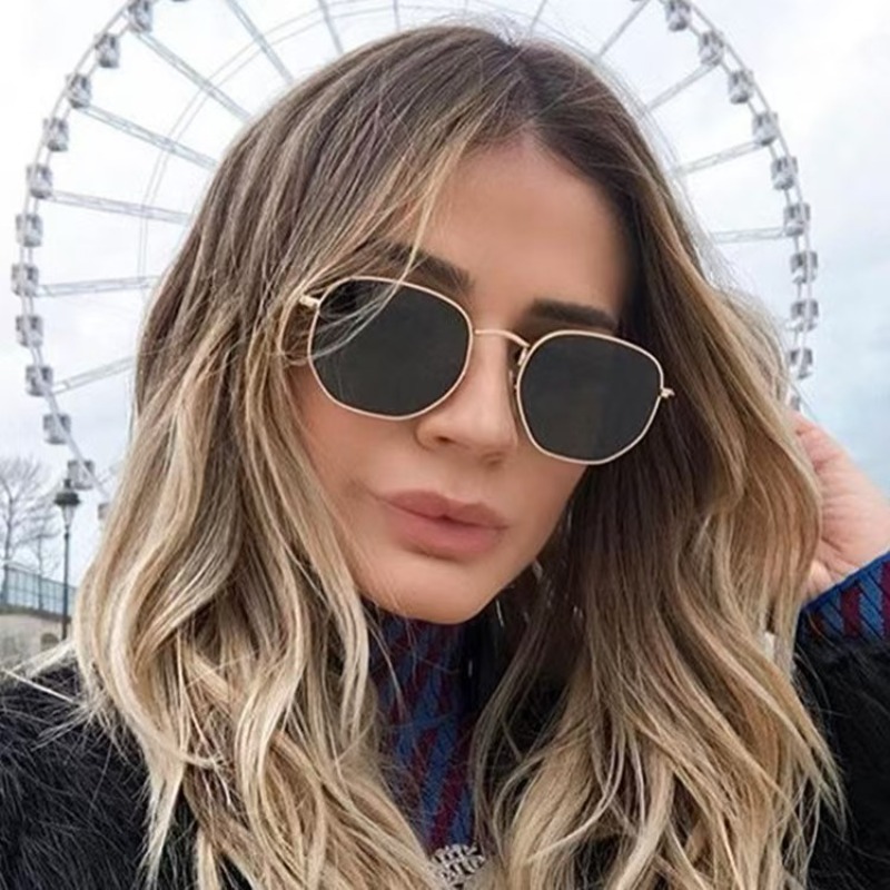 Round punk Sunglasses Men Luxu - Sunglasses Uv400 ulasan dan harga