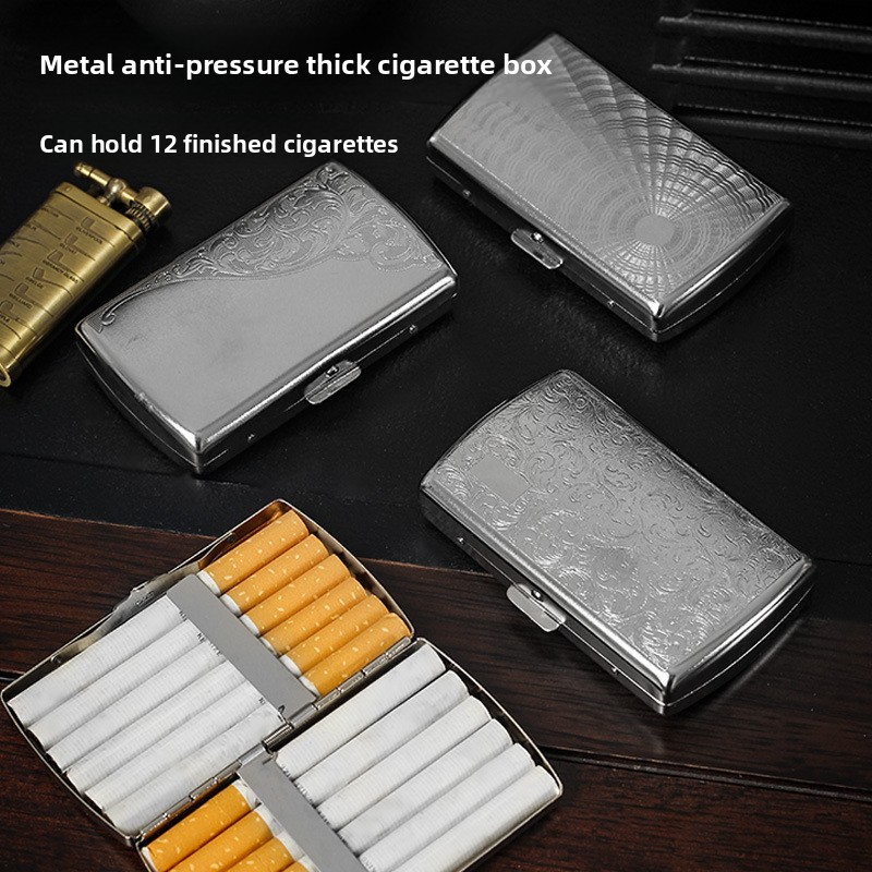 Metal Cigarette Case Box Holde - Premium Cigar Case ulasan dan harga