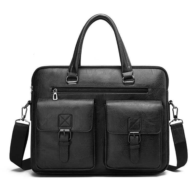 Luxury Brand Man Business Brie - Leather Briefcase ulasan dan harga