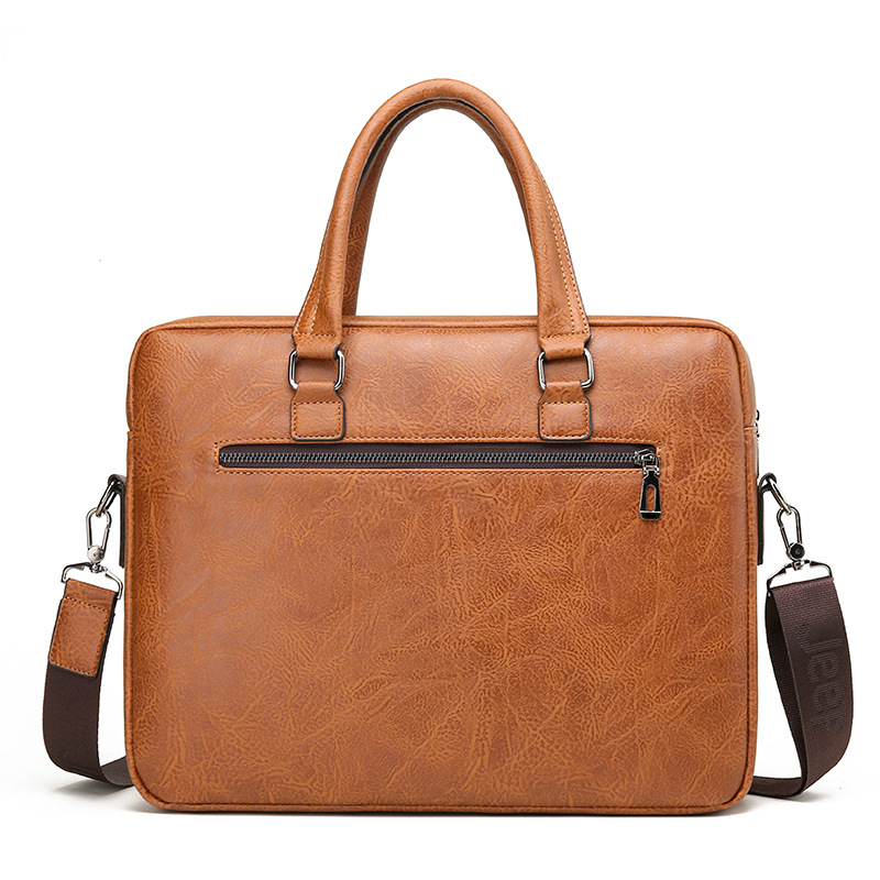 Luxury Brand Man Business Brie - Leather Briefcase ulasan dan harga