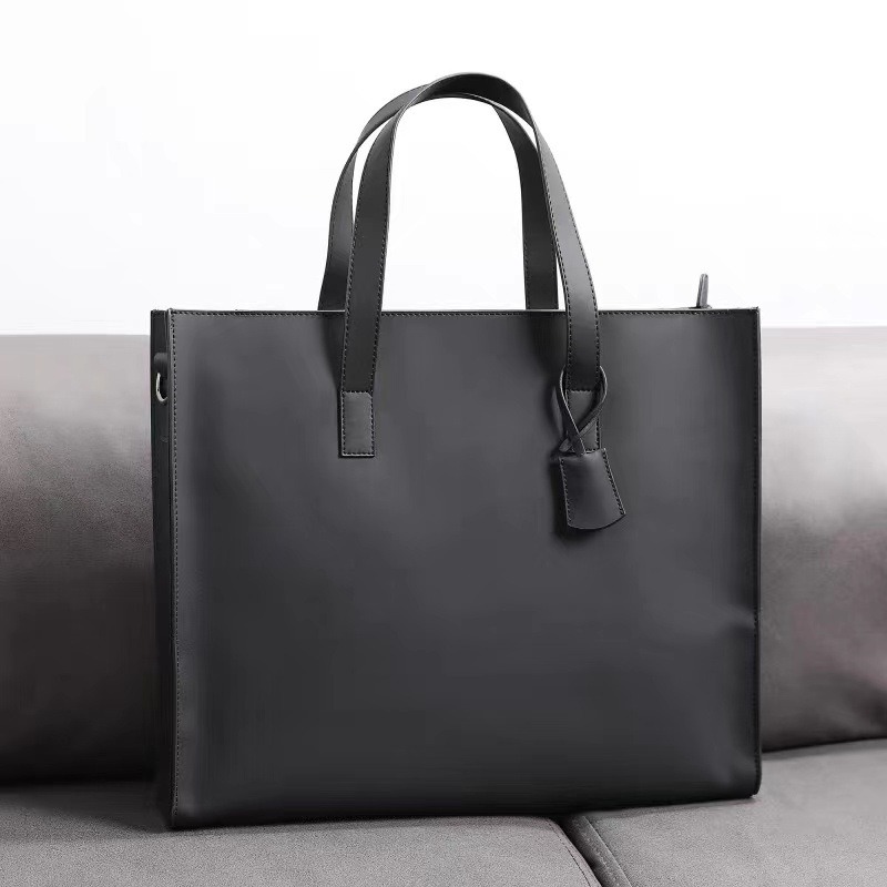 2026 New Men's Handbag With Sh - Leather Briefcase ulasan dan harga
