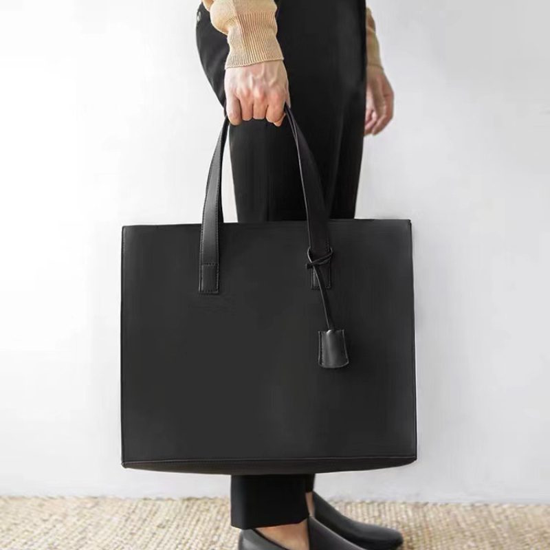 2026 New Men's Handbag With Sh - Leather Briefcase ulasan dan harga