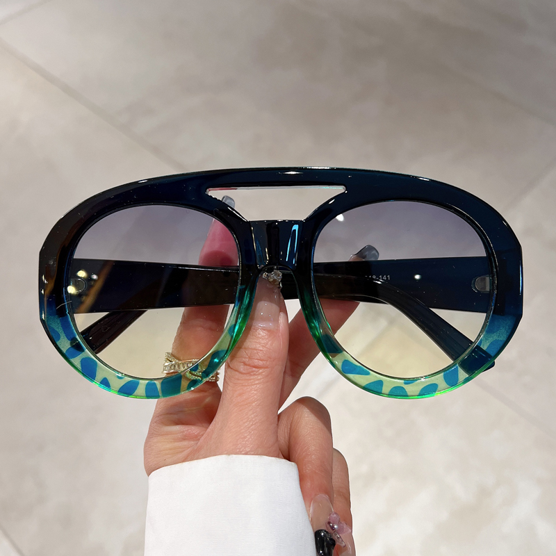 Oversized Round Goggle Men Fas - Sunglasses Uv400 ulasan dan harga