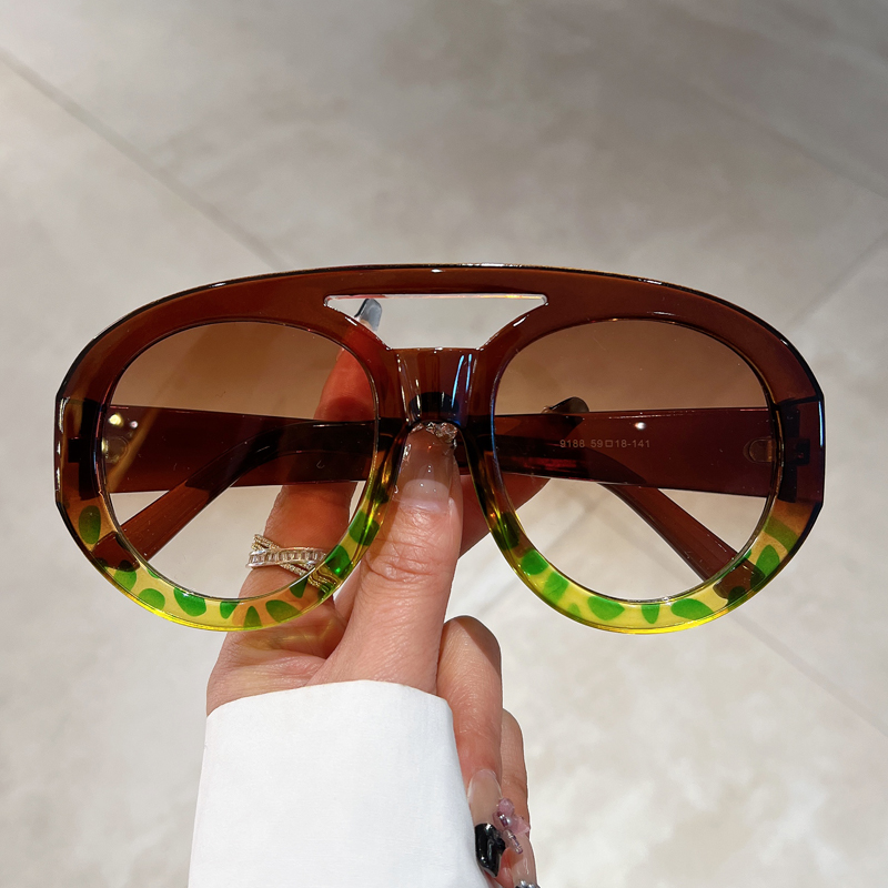 Oversized Round Goggle Men Fas - Sunglasses Uv400 ulasan dan harga
