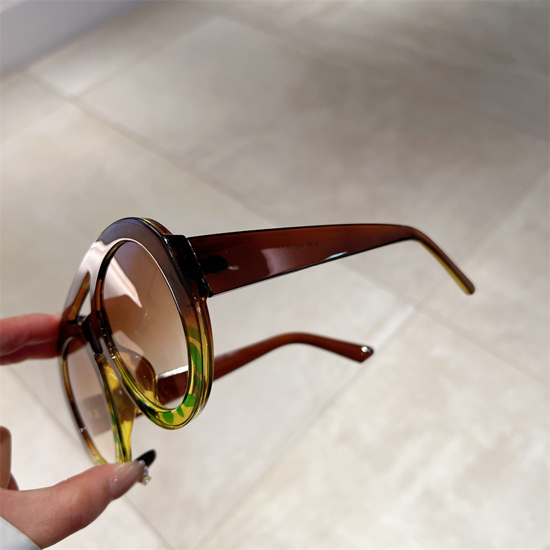 Oversized Round Goggle Men Fas - Sunglasses Uv400 ulasan dan harga