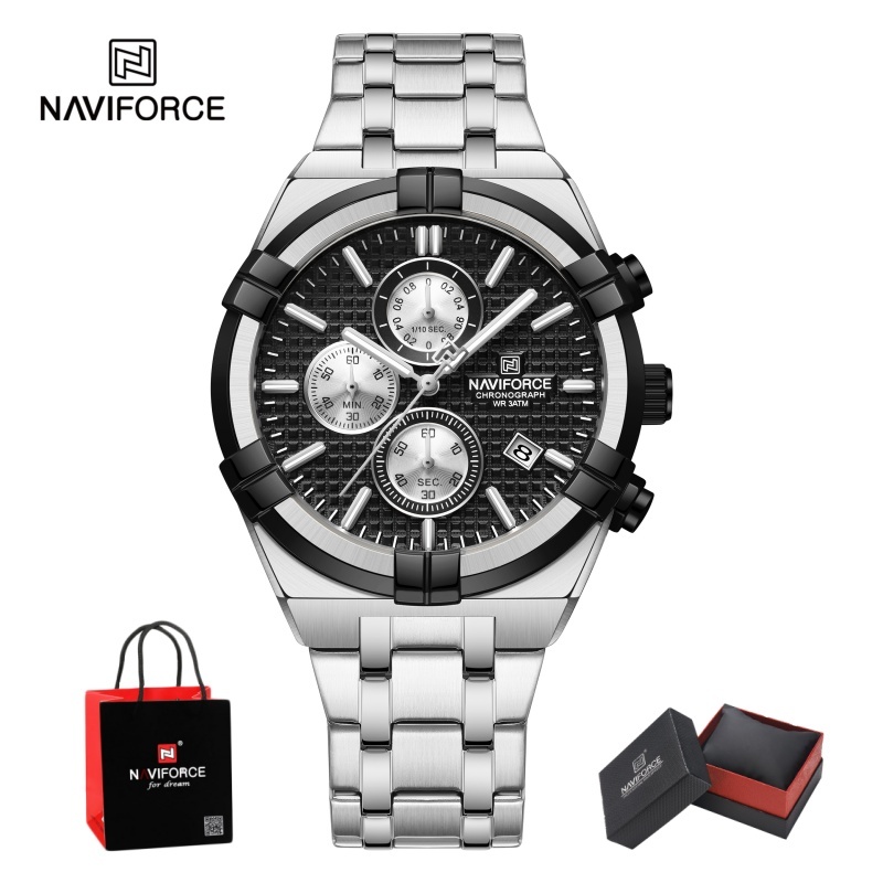 NAVIFORCE Men Quartz Chronogra - Luxury Watch Men ulasan dan harga