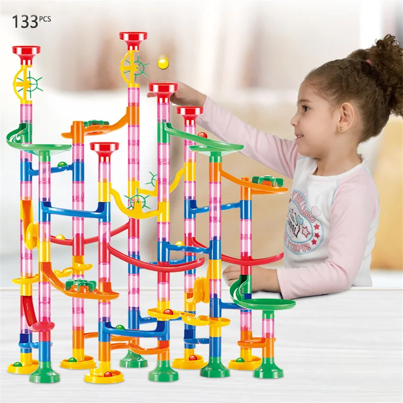 50-142PCS 3D Maze Ball Roll To - Marble Coaster Set ulasan dan harga
