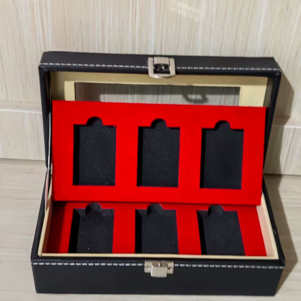 Retro Two Layer  6 Grids Light - Premium Cigar Case ulasan dan harga