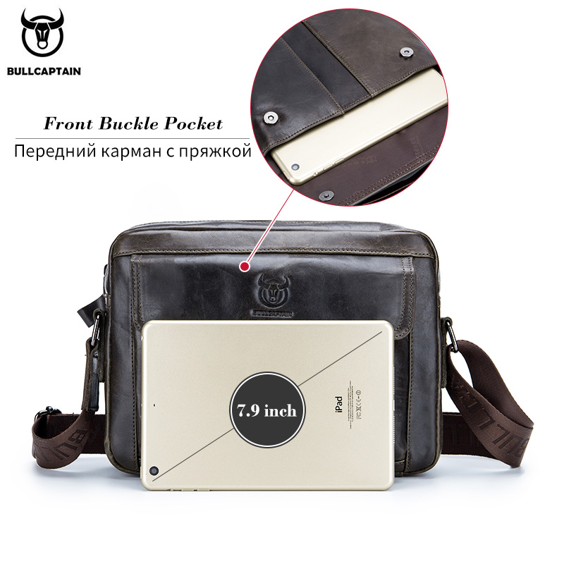 BULLCAPTAIN Genuine Leather Me - Leather Briefcase ulasan dan harga