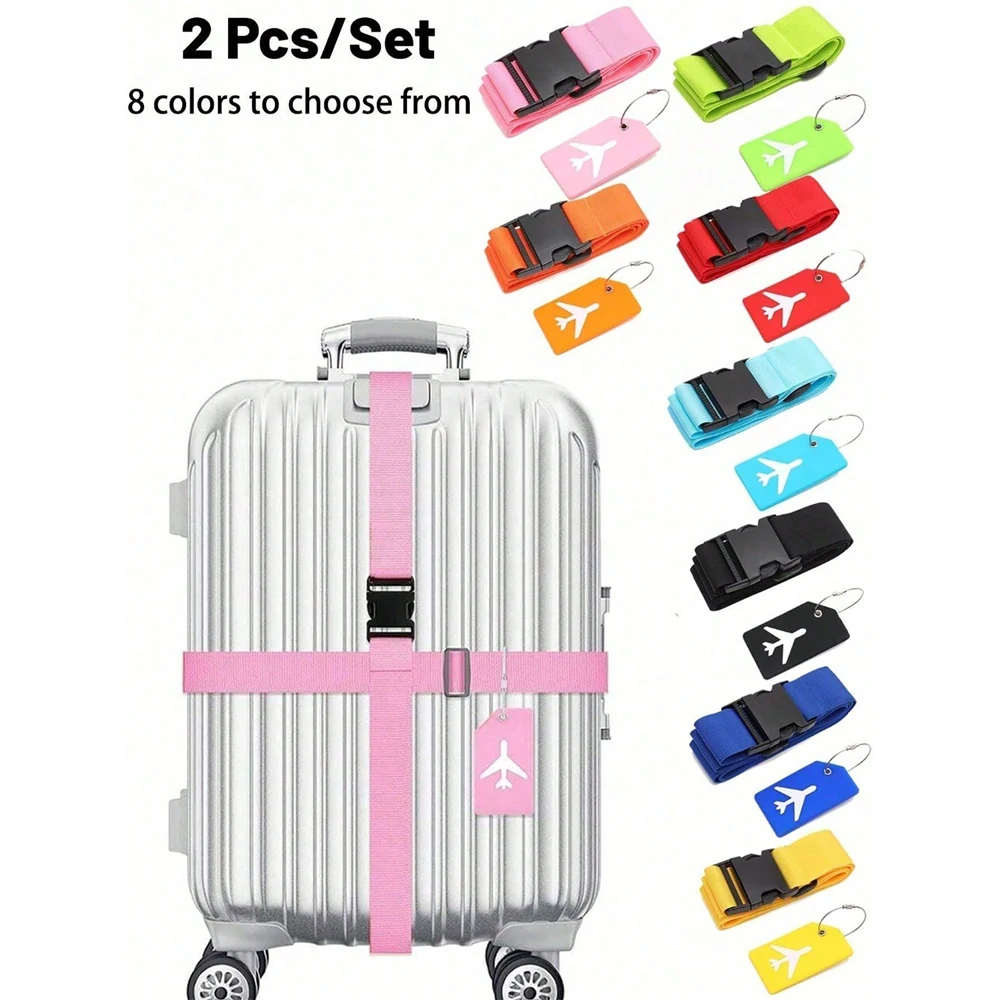 Luggage Strap Set with Luggage - Travel Luggage Set ulasan dan harga