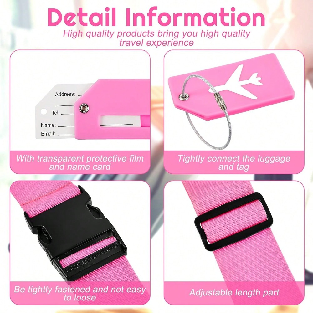 Luggage Strap Set with Luggage - Travel Luggage Set ulasan dan harga