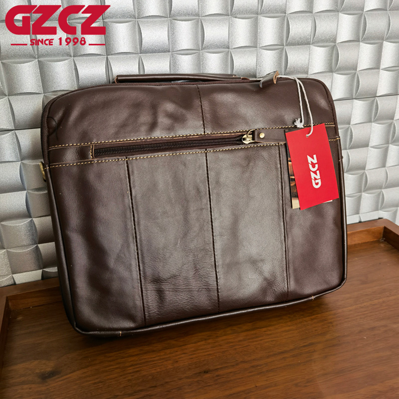 GZCZ Men's Handbag Leisure Bus - Leather Briefcase ulasan dan harga
