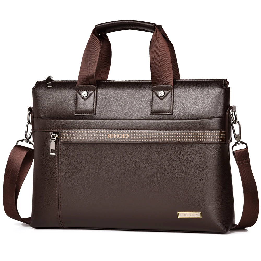 2026 New Luxury Brand Man Hand - Leather Briefcase ulasan dan harga
