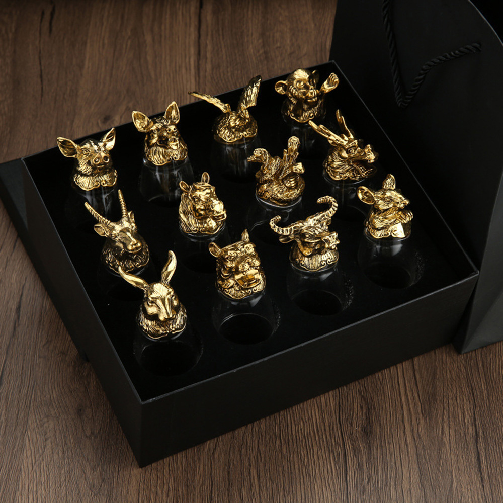 Luxurious Retro Zodiac Crystal - Luxury Gift Set ulasan dan harga
