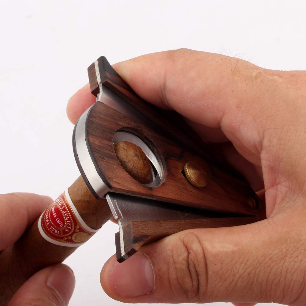 Wooden Cigar Cutter Scissors K - Premium Cigar Case ulasan dan harga