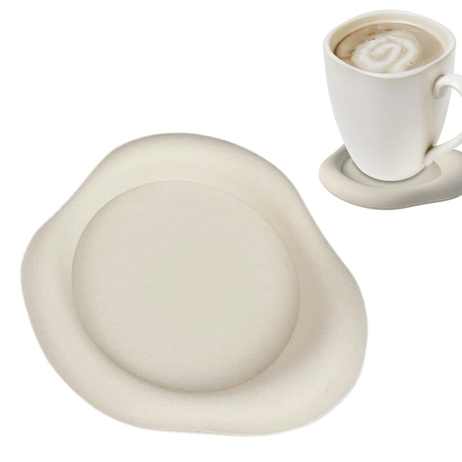 Silicone Non-Slip Cloud Shape  - Marble Coaster Set ulasan dan harga