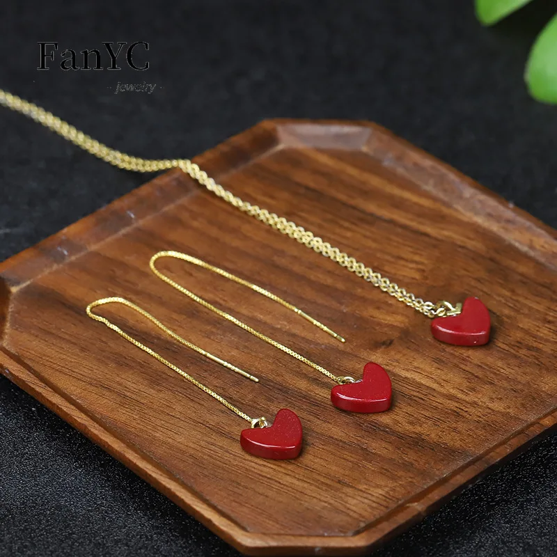 Natural V-shaped Cinnabar Love - Luxury Gift Set ulasan dan harga