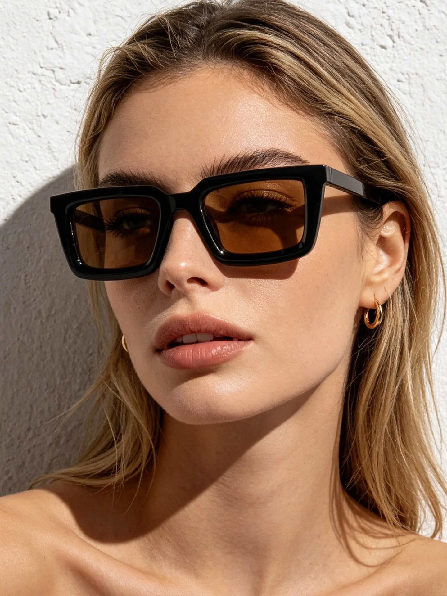 Vintage Rectangle Sunglasses W - Sunglasses Uv400 ulasan dan harga