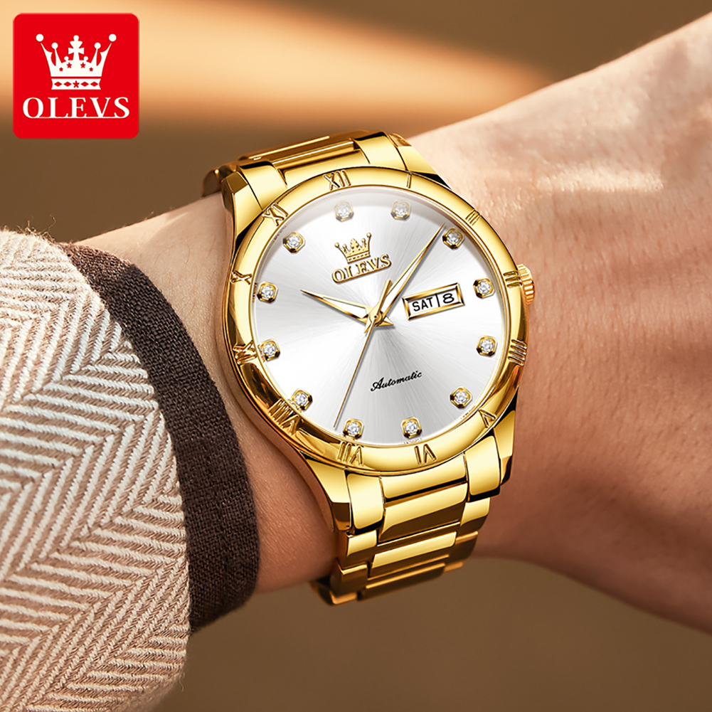 OLEVS Men's Watches Luxury Cas - Luxury Watch Men ulasan dan harga