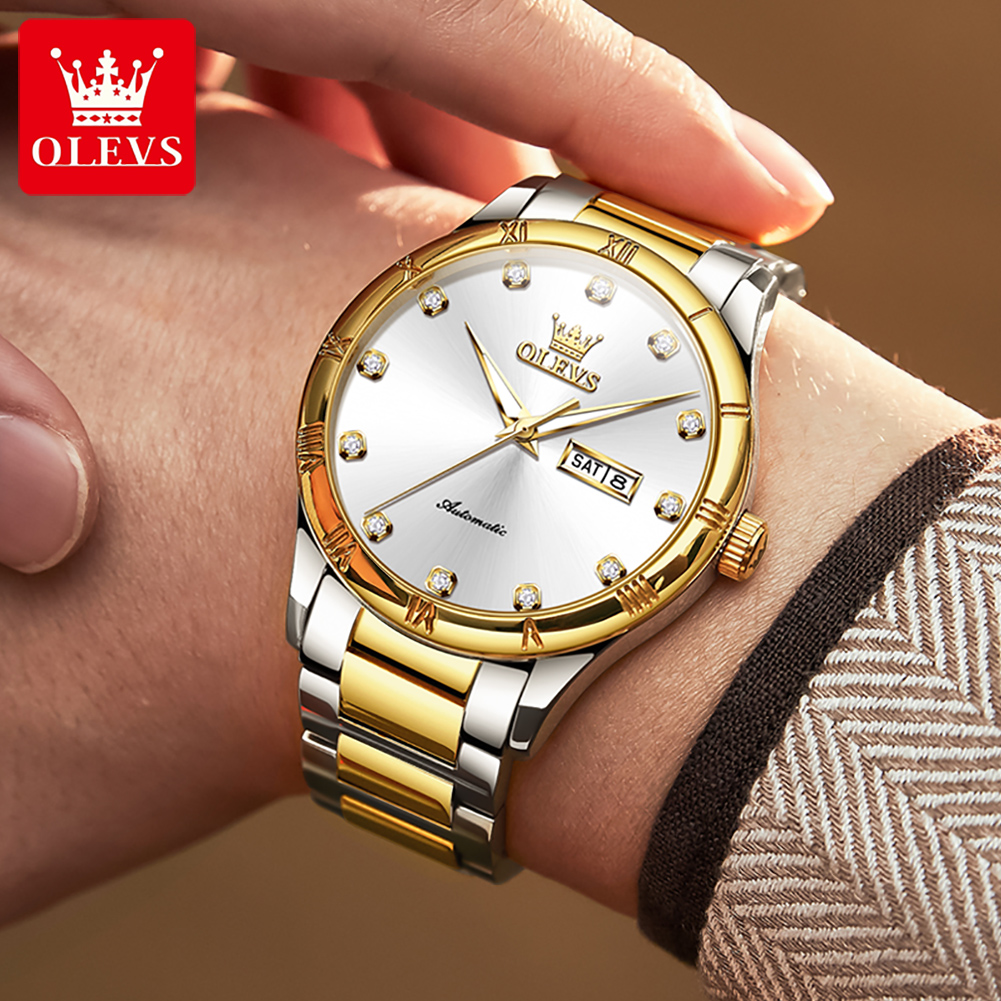 OLEVS Men's Watches Luxury Cas - Luxury Watch Men ulasan dan harga