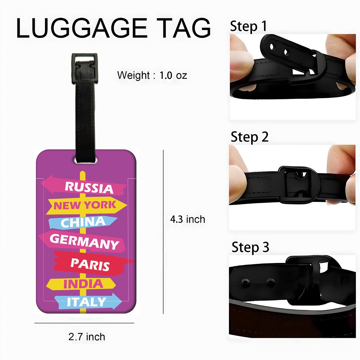 Creative Road Sign Indication  - Travel Luggage Set ulasan dan harga
