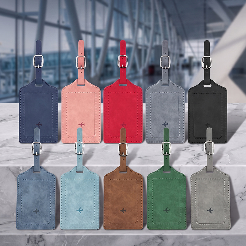 1PC PU Leather Luggage Tag Wom - Travel Luggage Set ulasan dan harga