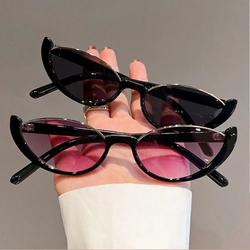 Vintage Small Cat Eye Sunglass - Sunglasses Uv400 ulasan dan harga