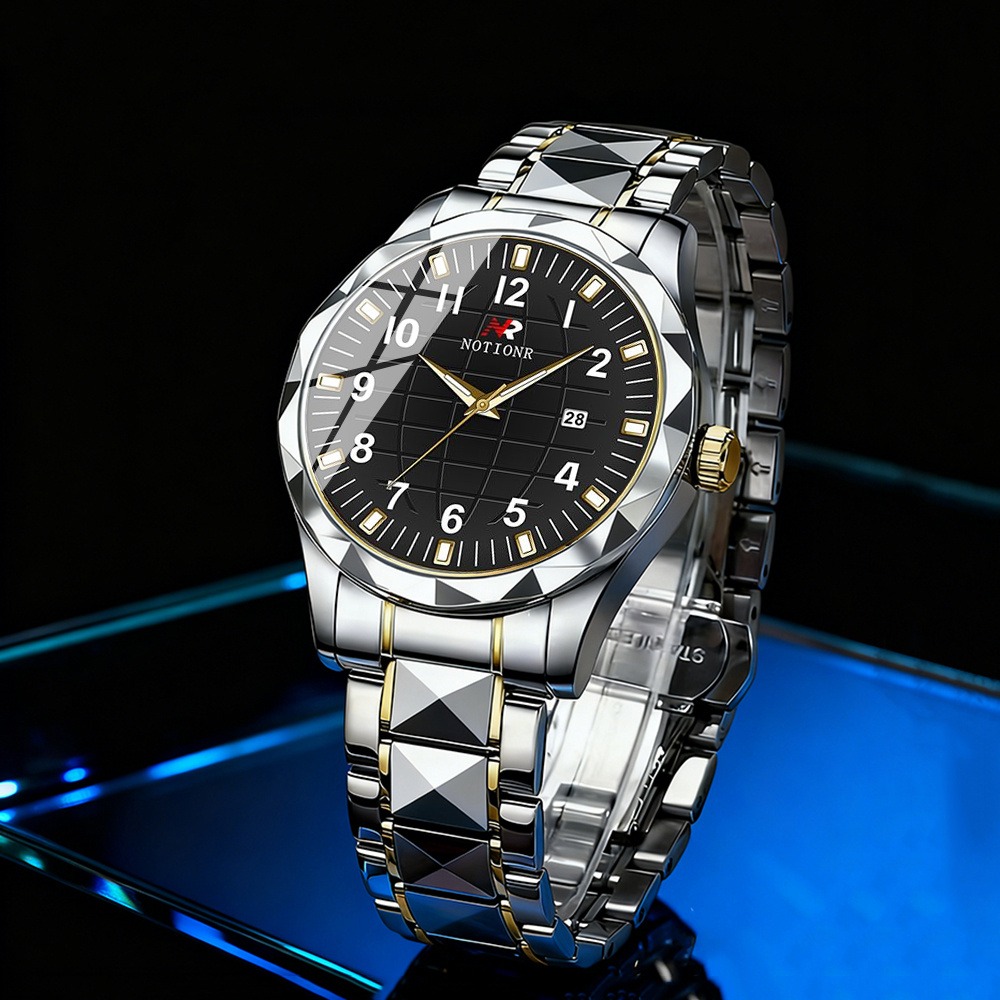 Men Stainless Steel Quartz Wat - Luxury Watch Men ulasan dan harga