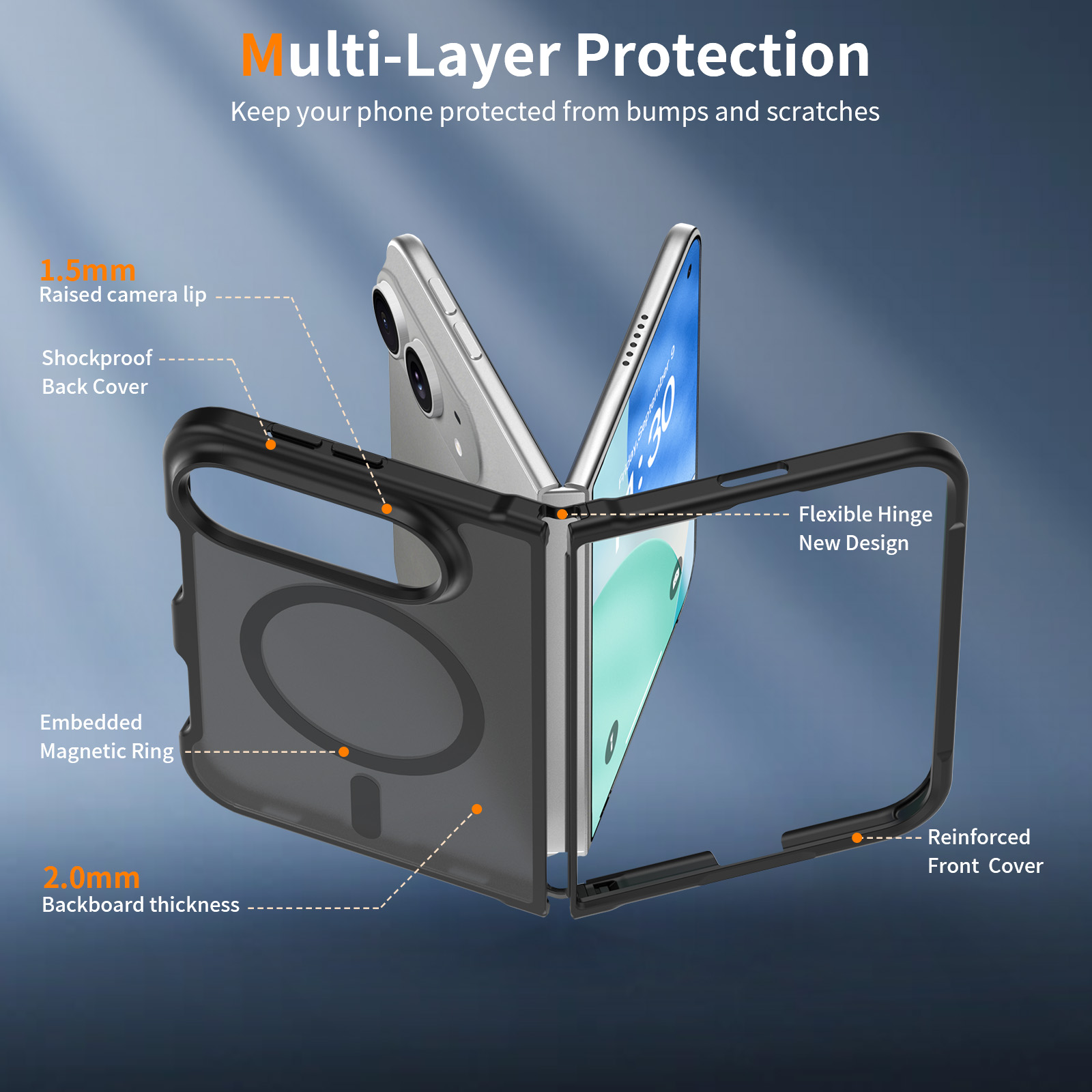 Premium Frosted Translucent Sk - Premium Cigar Case ulasan dan harga