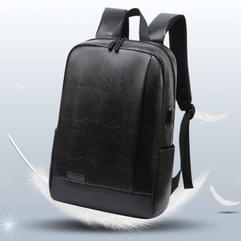 Men Fashionable Backpack PU Le - Leather Briefcase ulasan dan harga