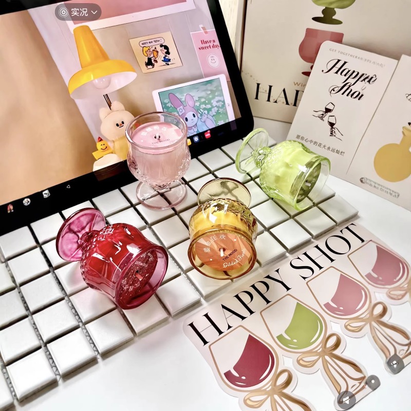 Scented Candle Gift Set Wine G - Luxury Gift Set ulasan dan harga