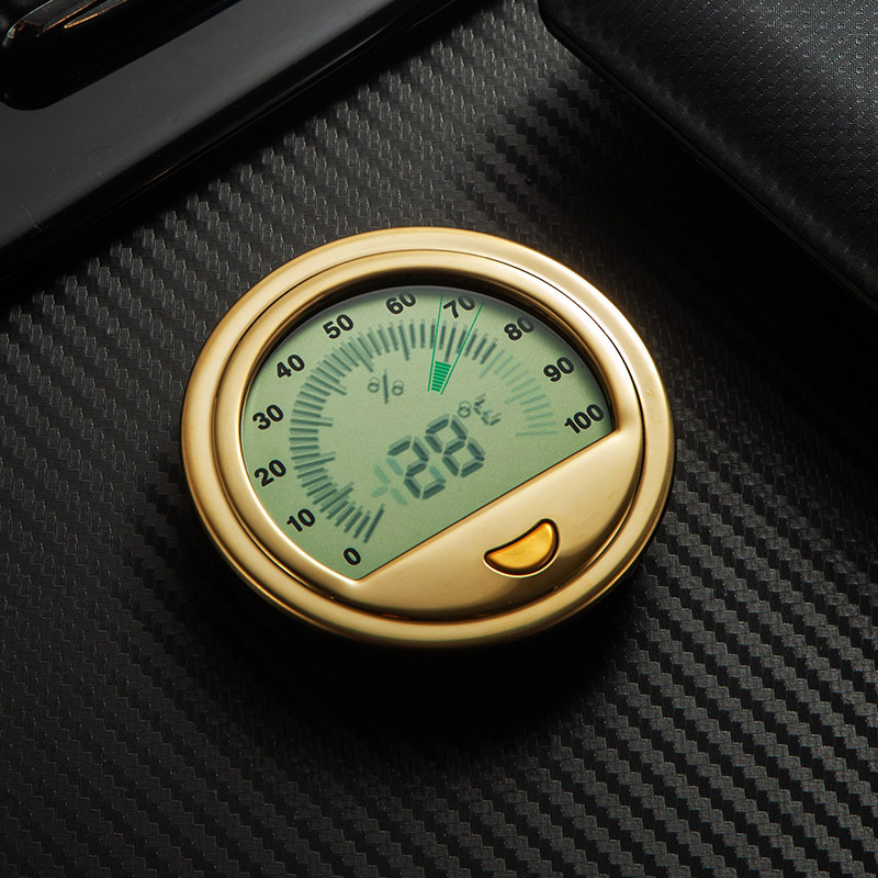 Mini Cigar Hygrometer Portable - Premium Cigar Case ulasan dan harga