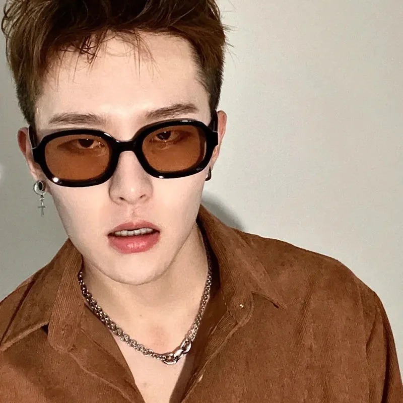 High-Quality Square Men Women  - Sunglasses Uv400 ulasan dan harga