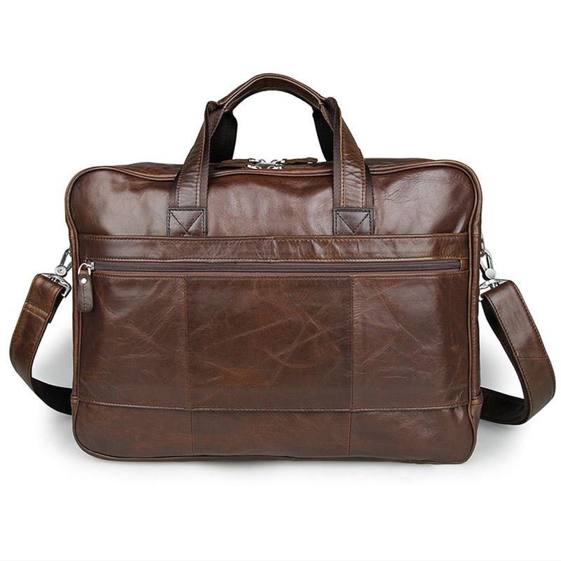 LACHIOUR Genuine Leather Men B - Leather Briefcase ulasan dan harga
